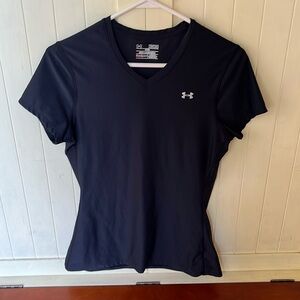 Under Armour heat gear fitted black t-shirt
